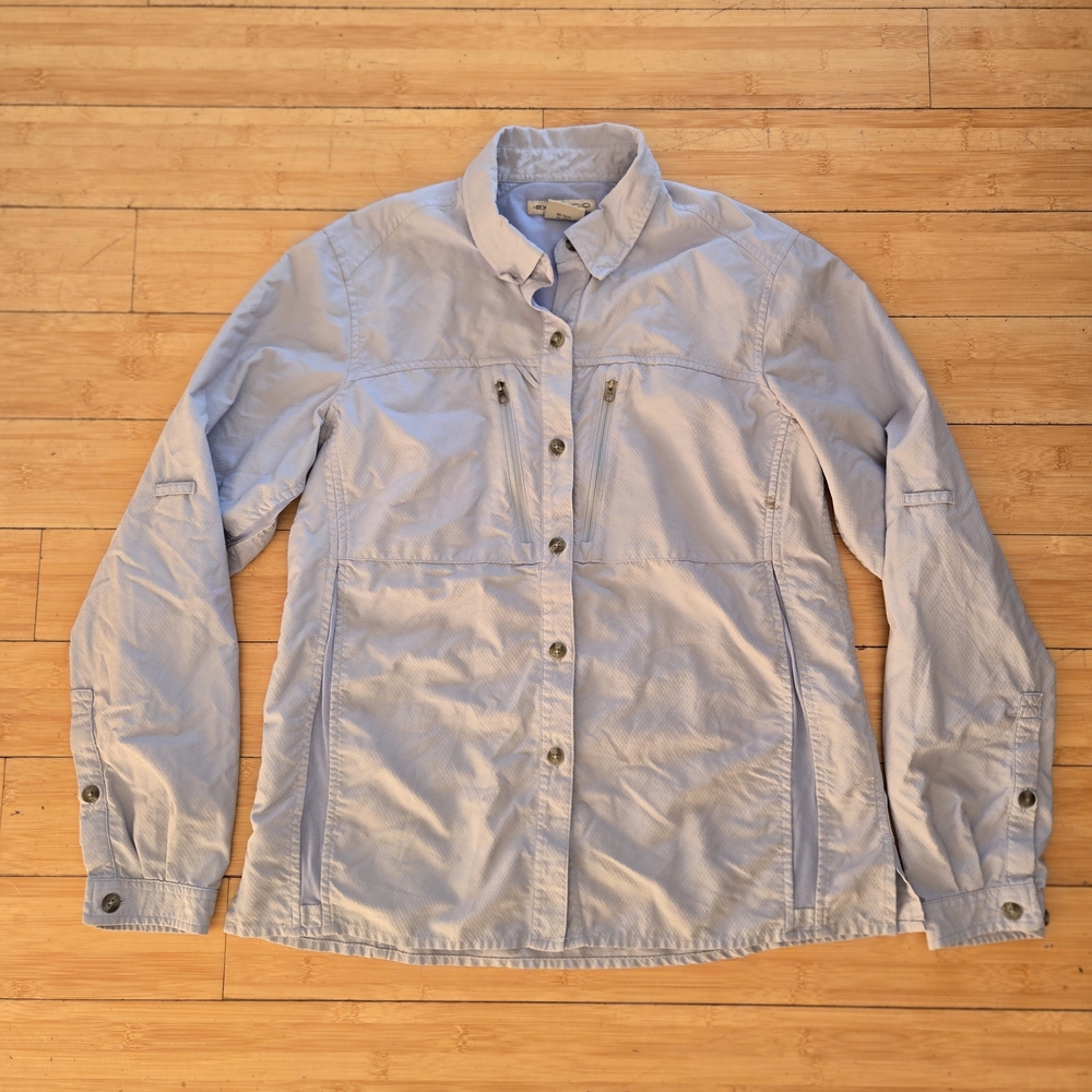 ExOfficio Light Blue Button-Up Shirt